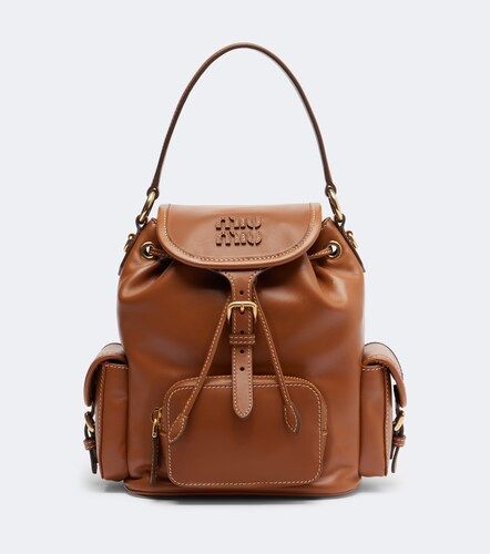 Miu Miu Leather backpack - Miu Miu - Modalova