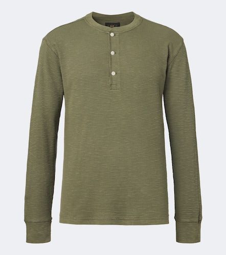 RRL Camiseta Henley de algodón - RRL - Modalova