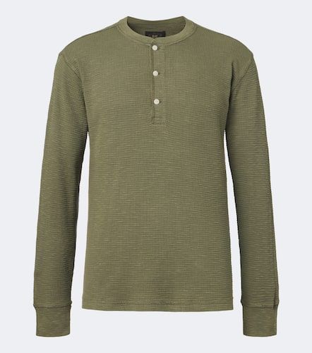 RRL Camiseta Henley de algodón - RRL - Modalova