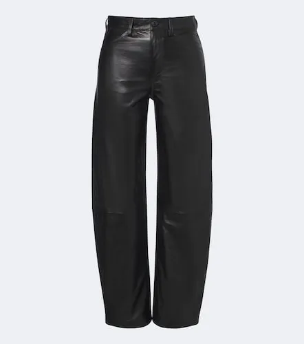 Tribeca leather barrel-leg pants - Nili Lotan - Modalova