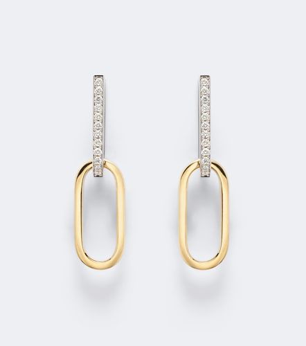 Orecchini Link in bianco e giallo 18kt con diamanti - Bucherer Fine Jewellery - Modalova