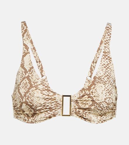 Bel Air snake-print bikini top - Melissa Odabash - Modalova