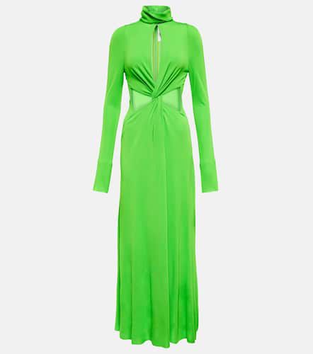 Cutout jersey midi dress - Victoria Beckham - Modalova