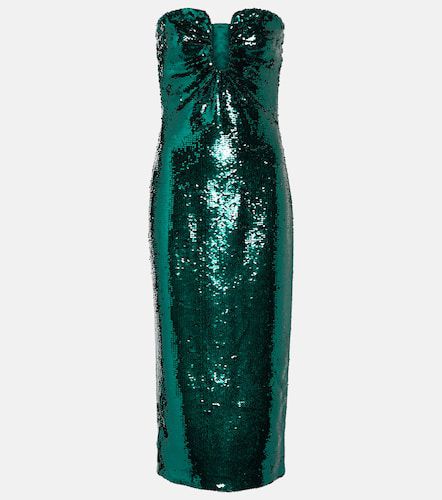 Sequined strapless midi dress - Roland Mouret - Modalova