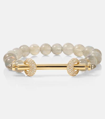 Chakra 18kt gold bracelet with gemstones - Ananya - Modalova