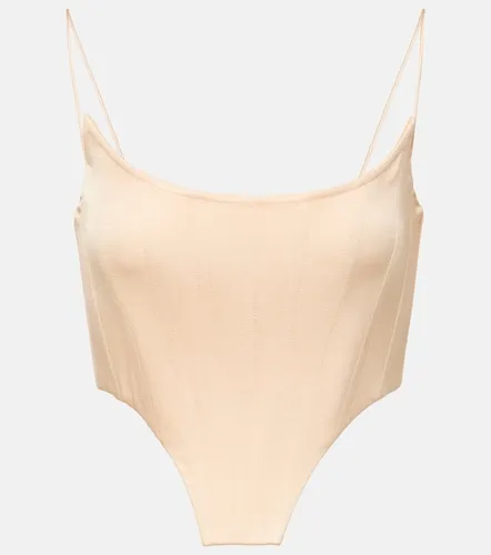 Alex Perry Top bustier de satén - Alex Perry - Modalova