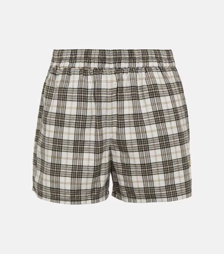 Shorts de franela de algodón - Acne Studios - Modalova