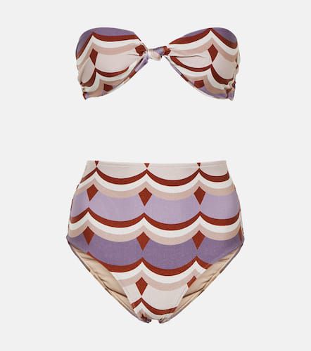 Vintage Waves printed bikini - Adriana Degreas - Modalova