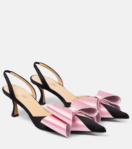 Le Cadeau 65 satin slingback pumps - Mach & Mach - Modalova