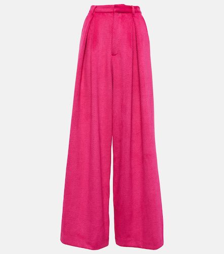 High-rise wide-leg crÃªpe pants - Giuseppe di Morabito - Modalova