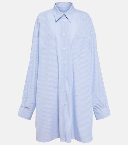 Pinstripe cotton poplin shirt - Maison Margiela - Modalova