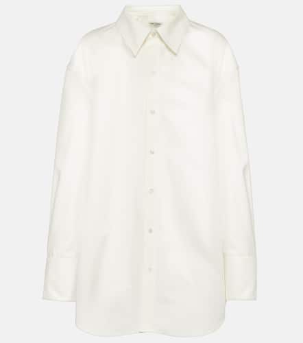 Oversized cotton poplin shirt - Saint Laurent - Modalova