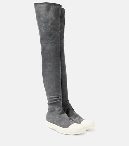 DRKSHDW High Sock denim over-the-knee boots - Rick Owens - Modalova