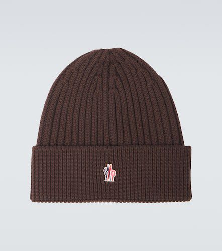 Gorro de lana virgen con logo - Moncler Grenoble - Modalova