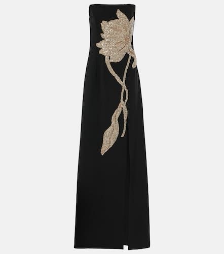 Fara strapless crÃªpe gown - Costarellos - Modalova