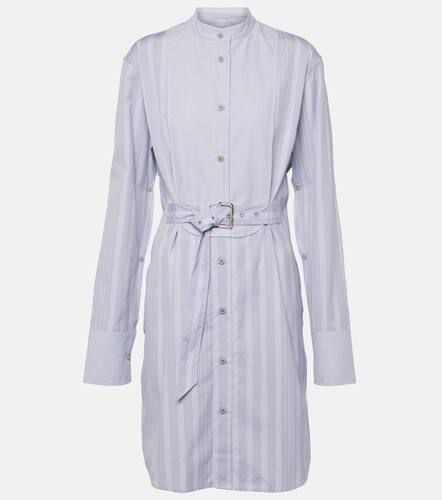 Striped cotton shirt dress - JW Anderson - Modalova