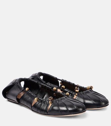 Chloé Bailarinas Luna de piel con aberturas - Chloe - Modalova