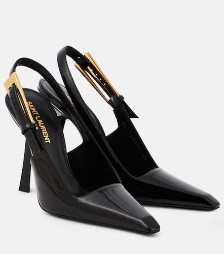 Lee patent leather slingback pumps - Saint Laurent - Modalova