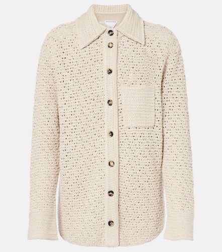 Camicia in crochet di cotone - Bottega Veneta - Modalova