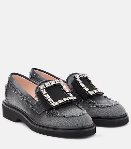 Viv' Rangers embellished denim loafers - Roger Vivier - Modalova