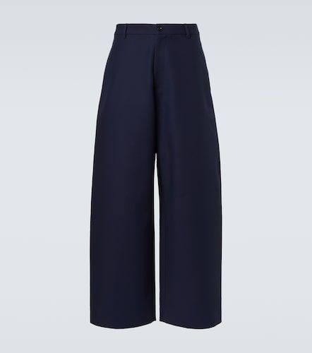 Pantalones anchos de satén de algodón - Acne Studios - Modalova