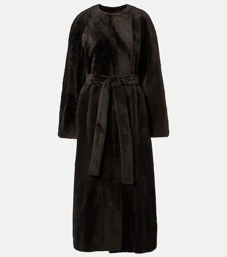 Madelina belted shearling coat - The Row - Modalova