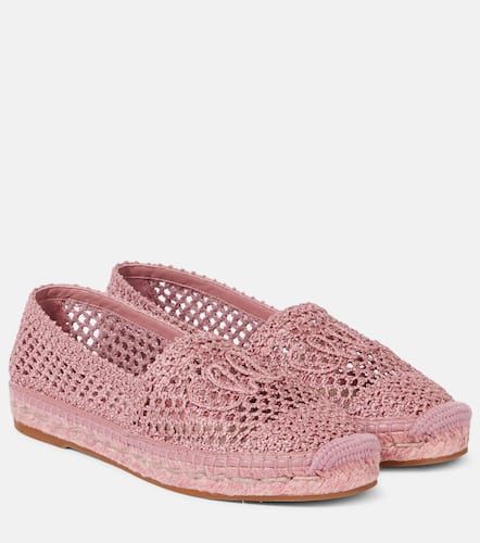 Chloé Espadrilles Isla en crochet à logo - Chloe - Modalova