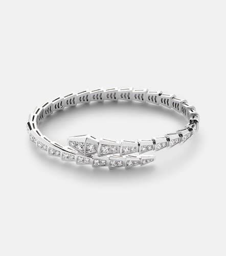 Pulsera Serpenti Viper de oro blanco de 18 ct con diamantes - Bvlgari - Modalova