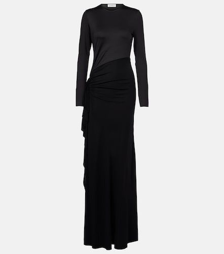 Vestido de fiesta de jersey fruncido - Victoria Beckham - Modalova
