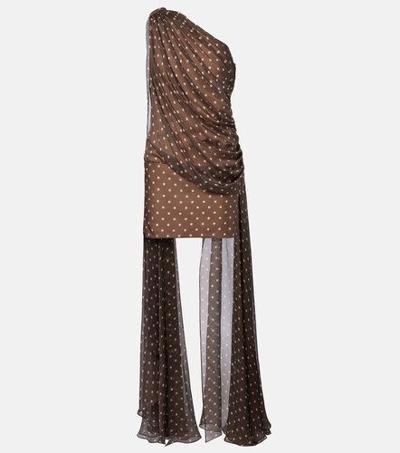 One-Shoulder-Minikleid aus einem Seidengemisch - Elie Saab - Modalova