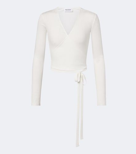 Norba Ribbed-knit wrap top - Norba - Modalova