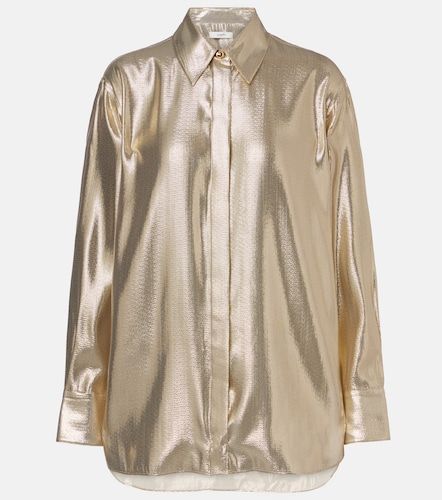 Joseph Capri silk-blend lame blouse - Joseph - Modalova