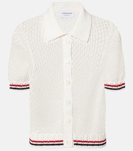 Thom Browne Top Pointelle in cotone - Thom Browne - Modalova
