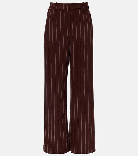Pantaloni a gamba larga gessati Tavar - Simkhai - Modalova