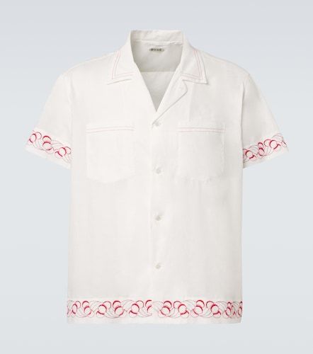 Camisa bowling de popelín de algodón bordada - Bode - Modalova