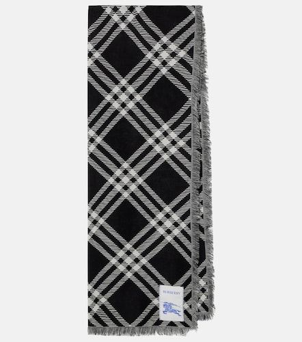 Sciarpa Check in lana e seta - Burberry - Modalova