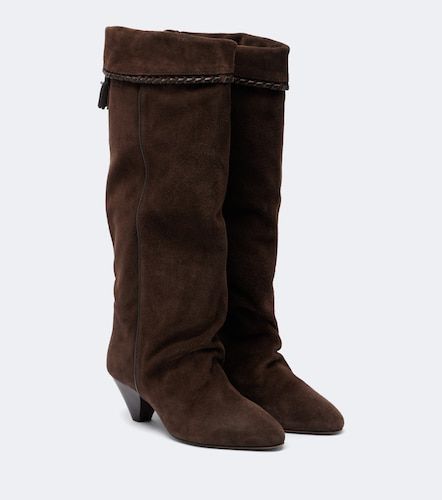 Botas altas Elita de ante drapeadas - Isabel Marant - Modalova