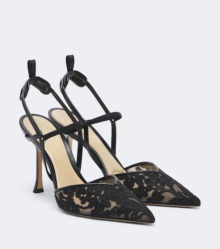 Pumps slingback Colibrì in pizzo floreale - Fendi - Modalova