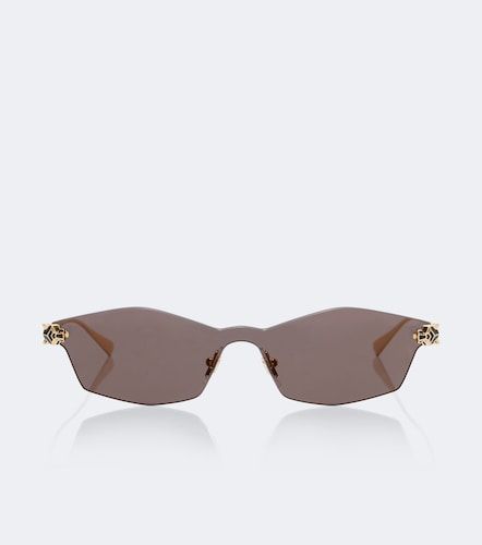 Eckige Sonnenbrille Panthère De Cartier - Cartier Eyewear Collection - Modalova