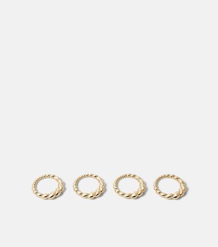 X Jessica McCormack Set Shell aus vier Serviettenringen - L'Objet - Modalova