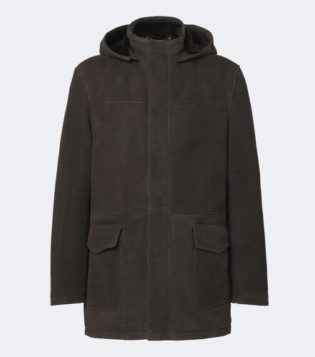 Parka de ante con capucha - Thom Sweeney - Modalova