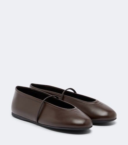 Miu Miu Leather ballet flats - Miu Miu - Modalova