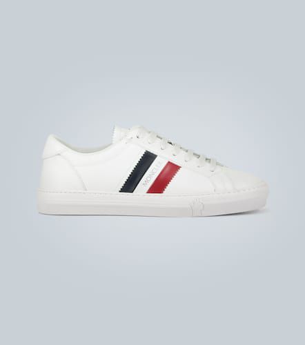 Moncler New Monaco leather sneakers - Moncler - Modalova