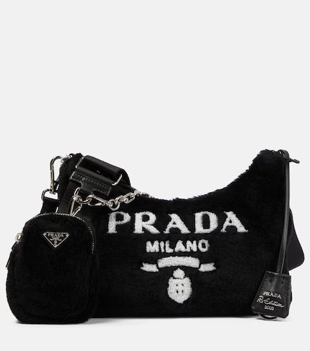 Schultertasche Re-Edition 2005 Small aus Shearling - Prada - Modalova