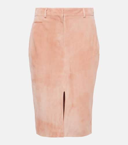 High-rise suede pencil skirt - Tom Ford - Modalova