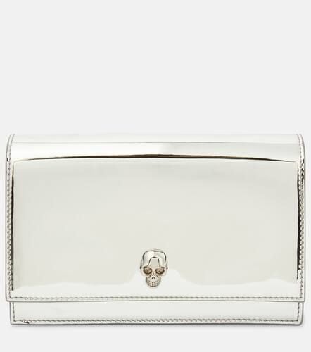 Skull Mini leather shoulder bag - Alexander McQueen - Modalova