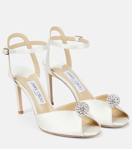 Sacora 85 embellished satin sandals - Jimmy Choo - Modalova