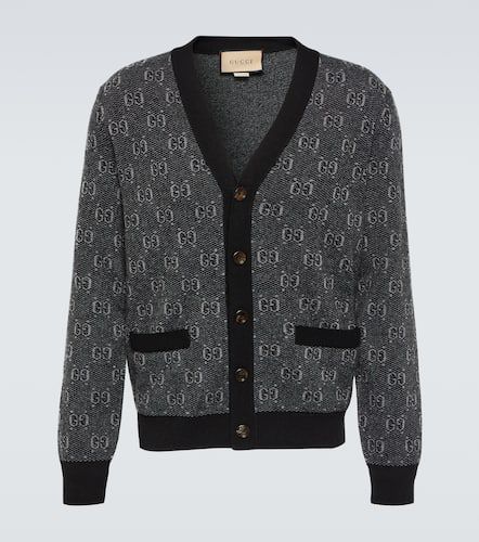 Gucci Jacquard wool cardigan - Gucci - Modalova