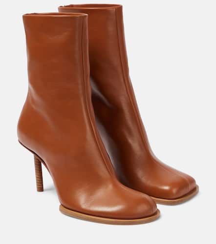 Les Bottines Rond CarrÃ© leather ankle boots - Jacquemus - Modalova