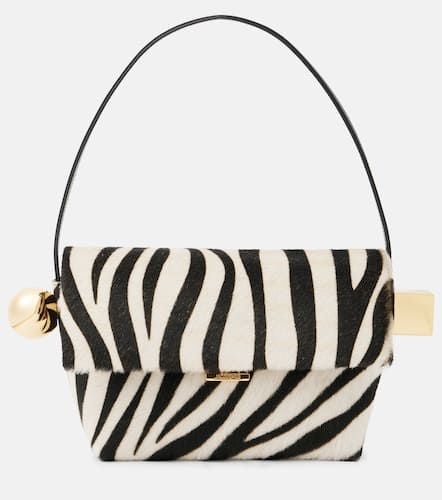 Rond CarrÃ© calf hair shoulder bag - Jacquemus - Modalova